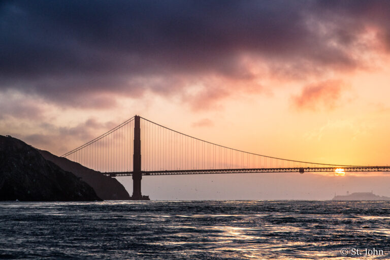 0329, Atmospherics, California, Color, Dawn&Dusk, GGBridge, MarineTrips, Paths, PrintCollection, Reflections, SFBay, WaterStories